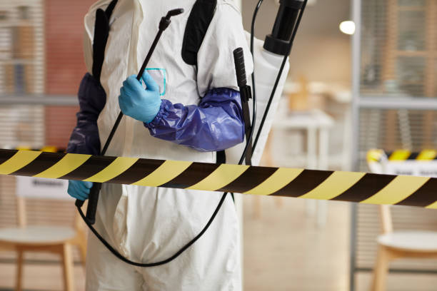 Professional Blood Cleanup technician working in Nashville, MI